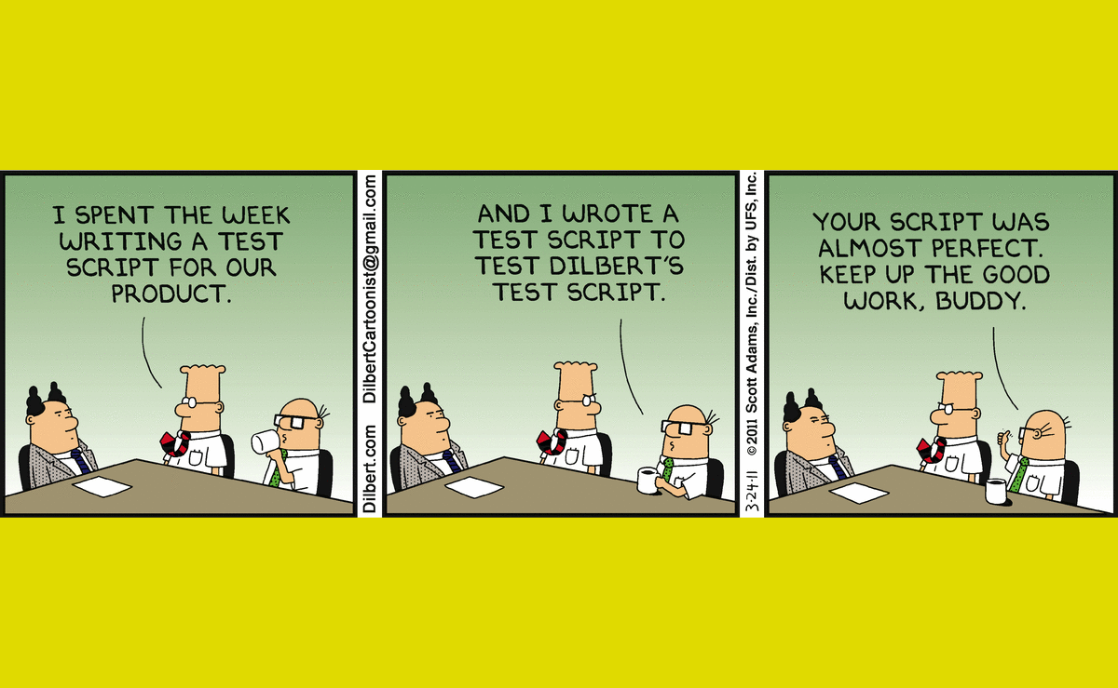 dilbert test script